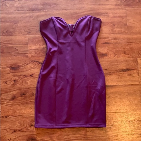 NEVER WORN Purple mini dress - Picture 1 of 4